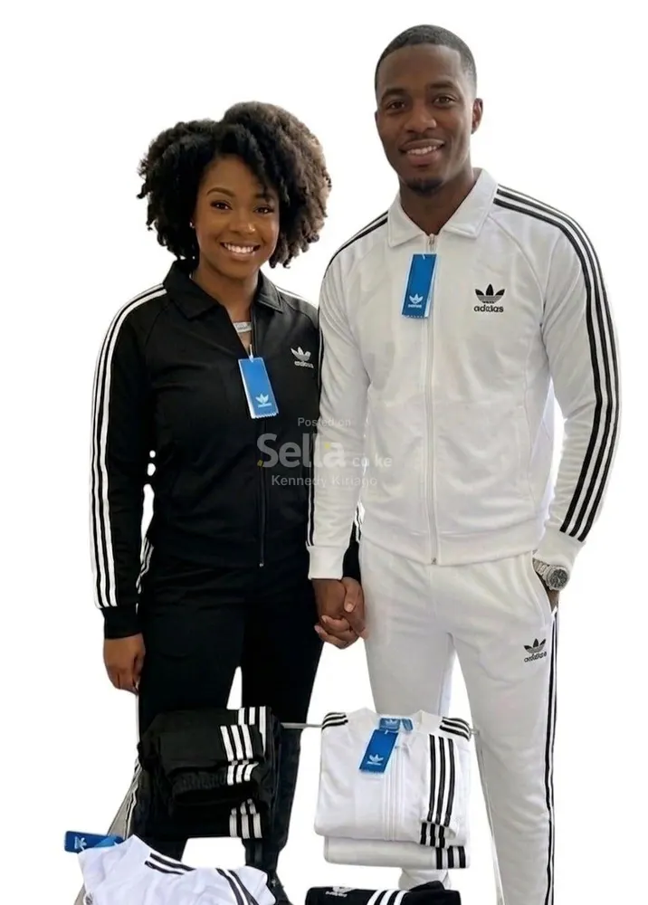 Adidas Originals Tracksuit Set - Classic Black & White Unisex Sports Jacket & Joggers Sweatsuit - Premium Athletic Streetwear