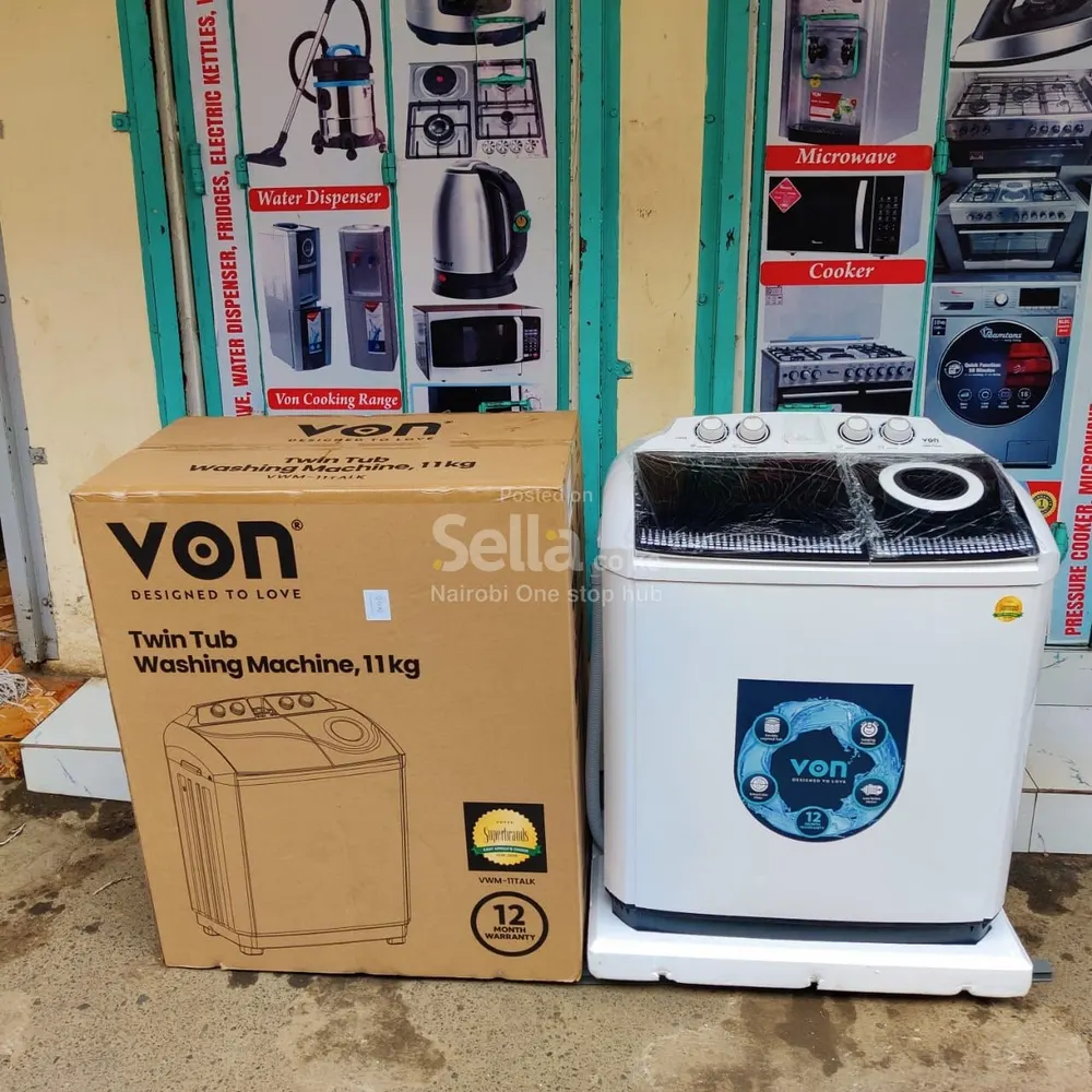Von 11kg Twin Tub Washing Machine