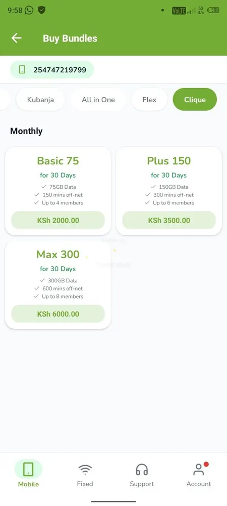 Faiba 4g network 