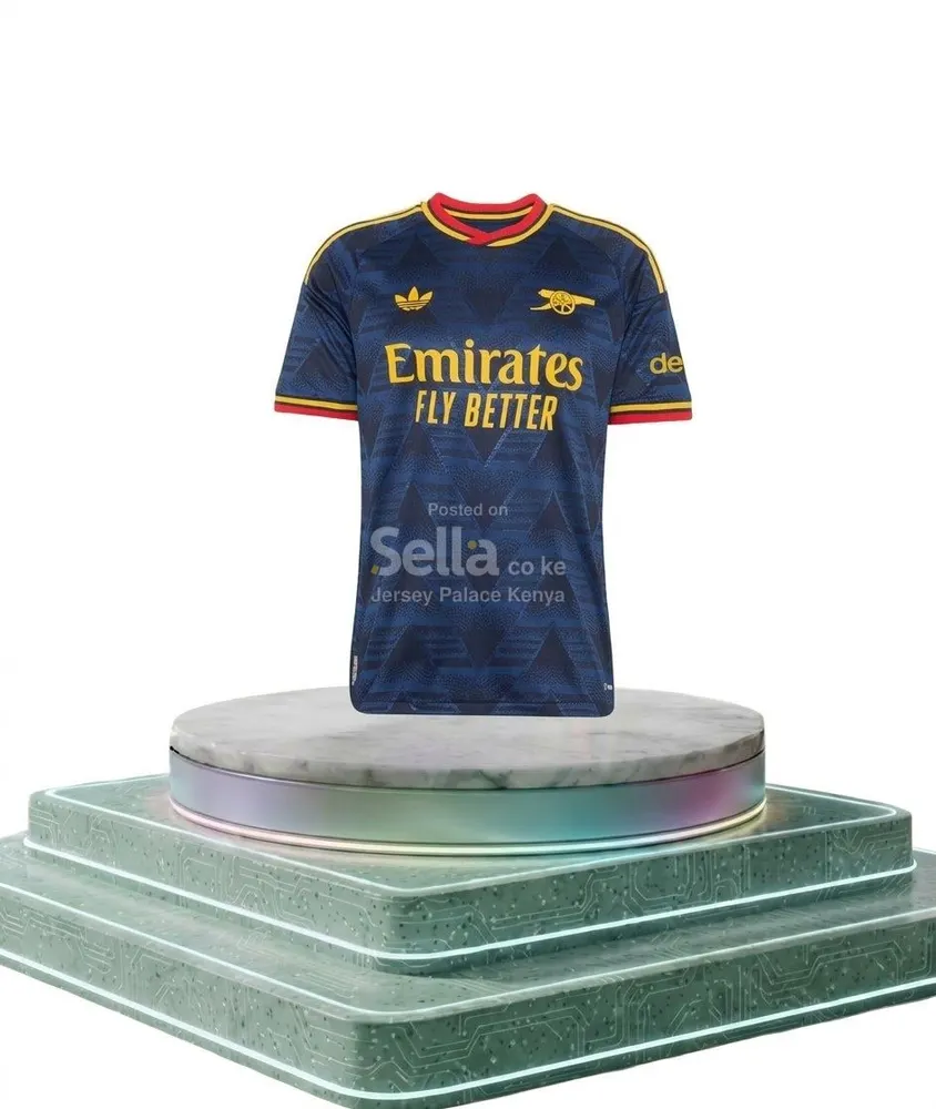 Authentic Player Version Original Arsenal FC Official Navy Blue Jersey - Emirates Fly Better Season 26/27