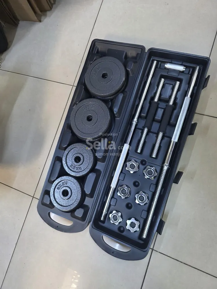 50kgs iron cast dumbells