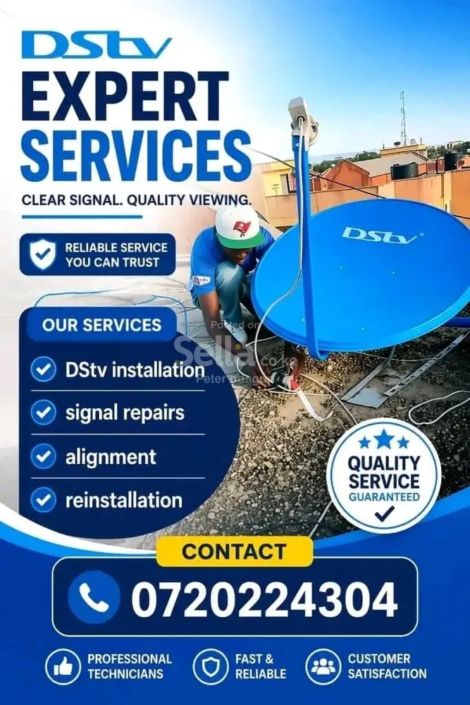 Dstv installation, signal repairs 