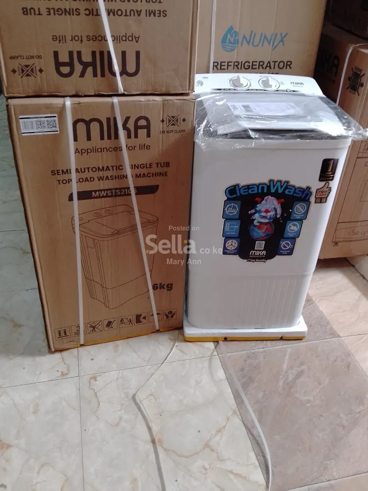 Mika Semi Automatic 6Kg single tub Top Load Washing Machine 