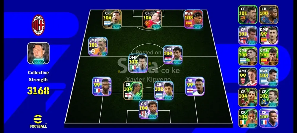 Efootball account 