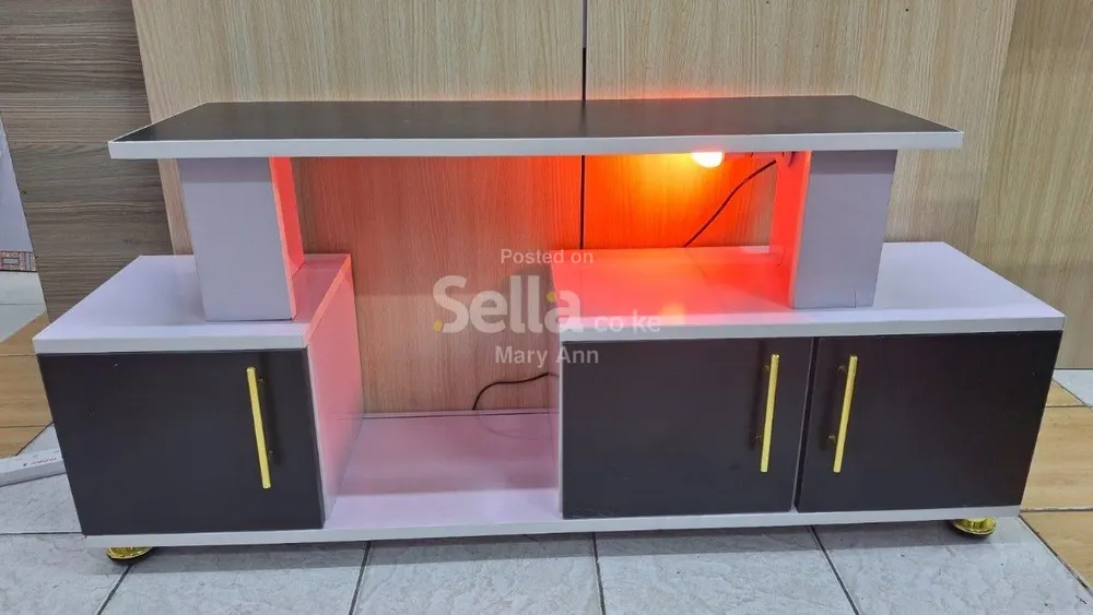 Istanbul 2 Modern TV Stand with LED Lights 