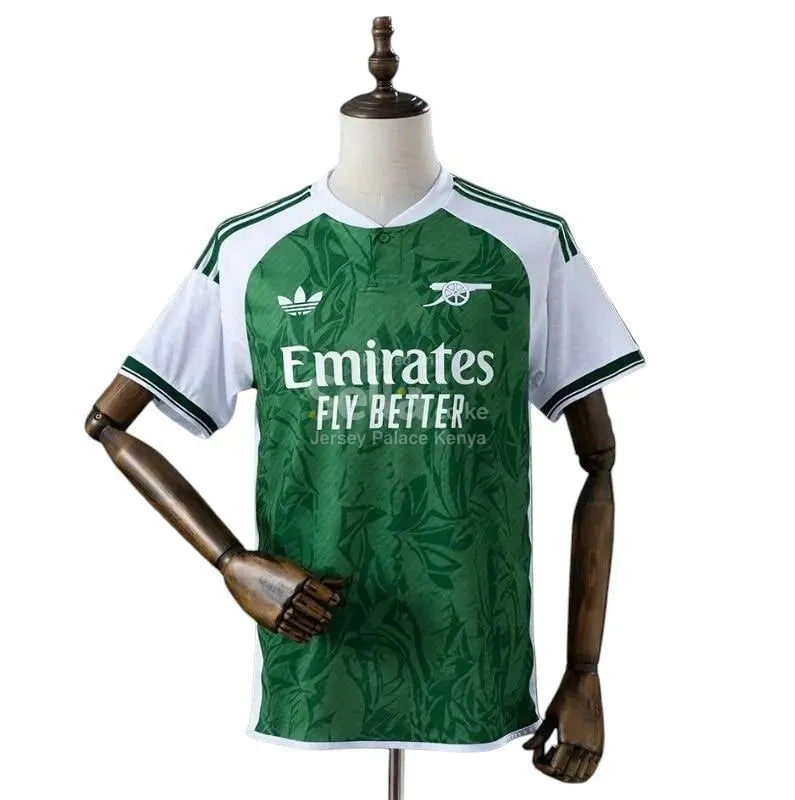 Original Authentic Player Version Original Arsenal FC Emirates Fly Better Football Jersey - Green Season 26/27
