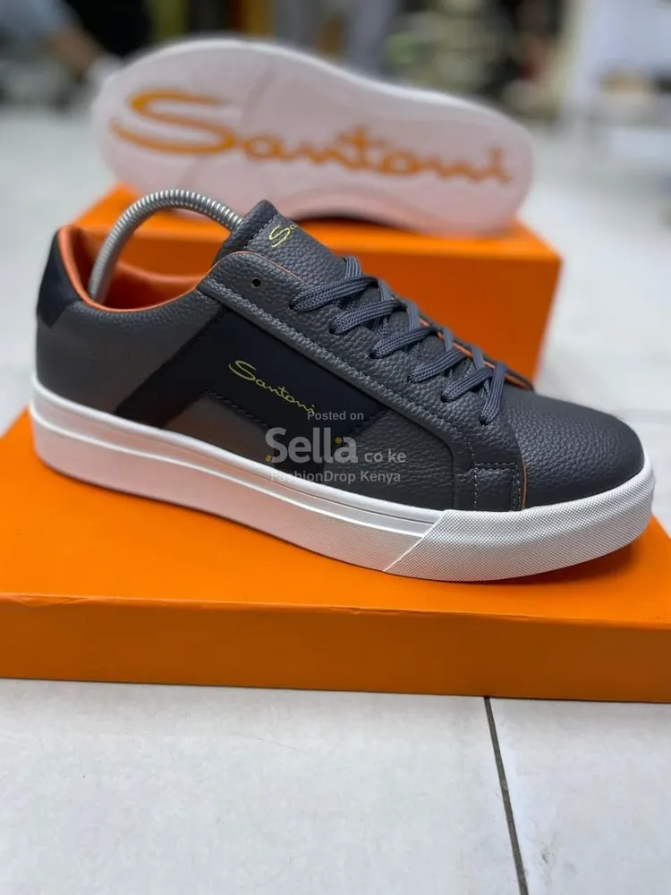 Santoni Premium Casual Sneakers – Luxury Comfort Edition