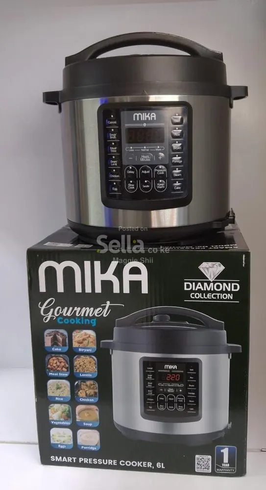 6 litres MIKA SMART PRESSURE COOKER 
