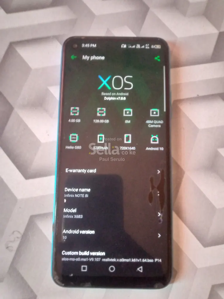 Infinix note 8i 