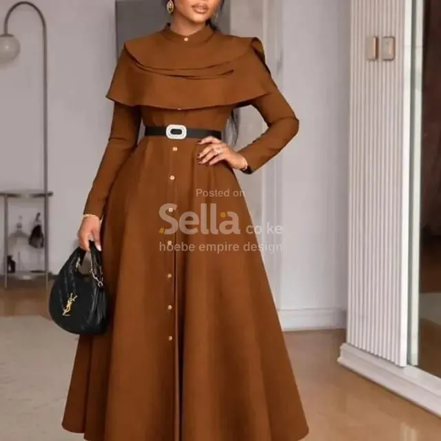 Long sleeve Midi Dress 