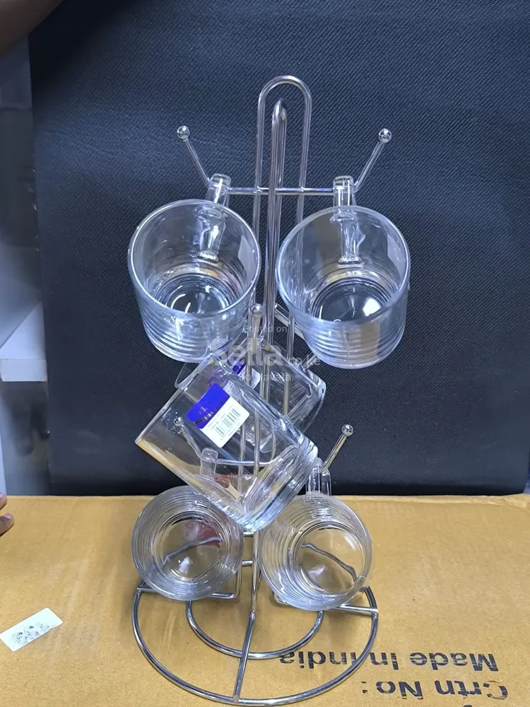 Glass mugs