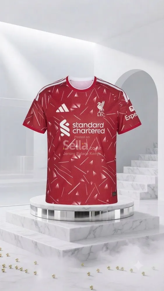 Original Authentic Player Version Season 26/27Liverpool FC Red Patterned Jersey - Standard Chartered