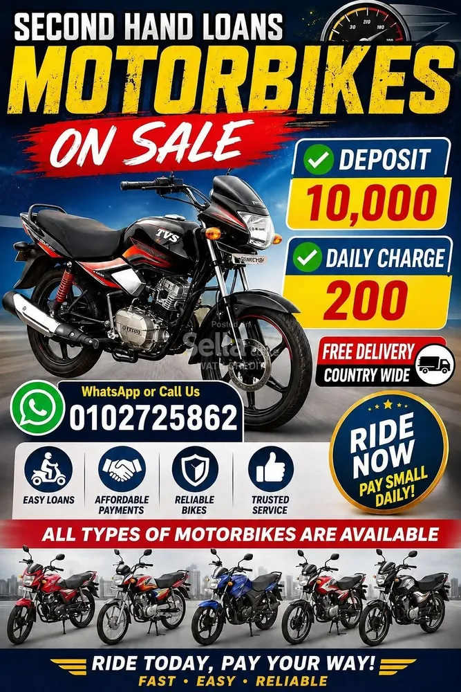 Second hand motorbike 