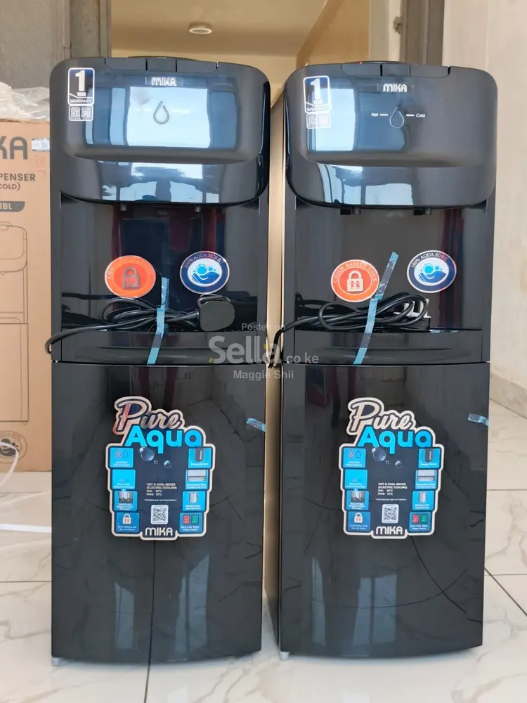 🔥Black Mika free standing hot and cold water dispenser