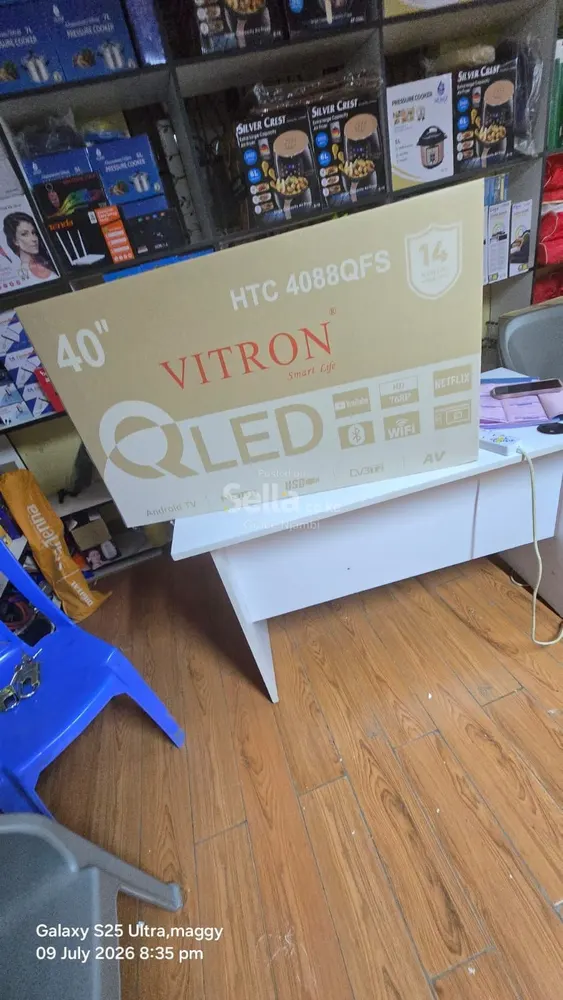 Vitron 40-Inch QLED Smart TV – HD, Android TV, Netflix & YouTube