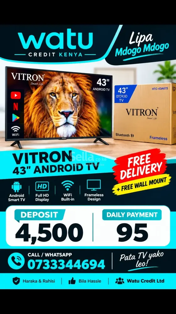 VITRON 43 INCH SMART TV 