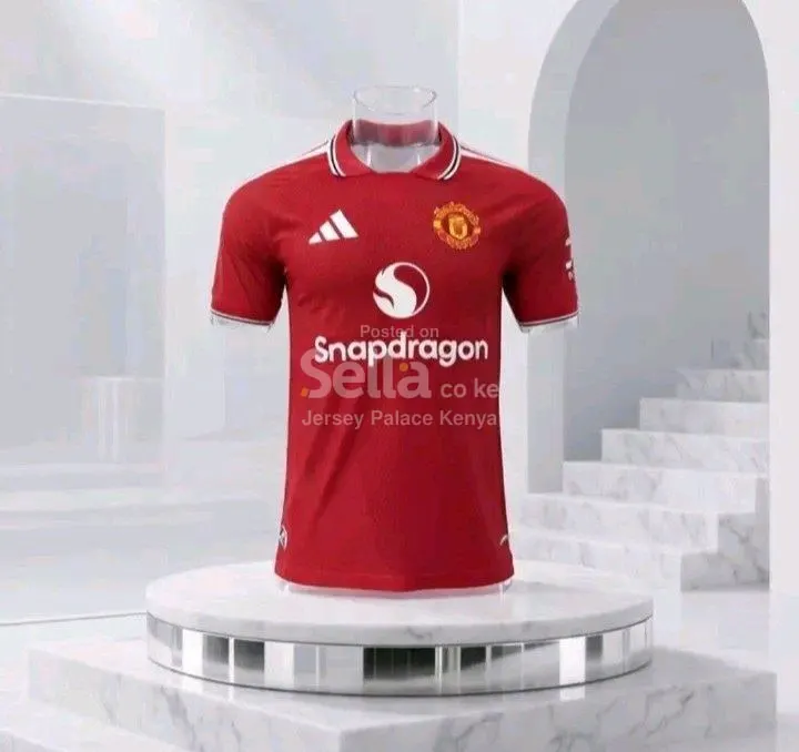 Authentic Player Version Manchester United Adidas Snapdragon Red Jersey Season 26/27
