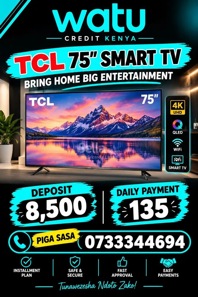 TCL 75 INCH SMART TV 