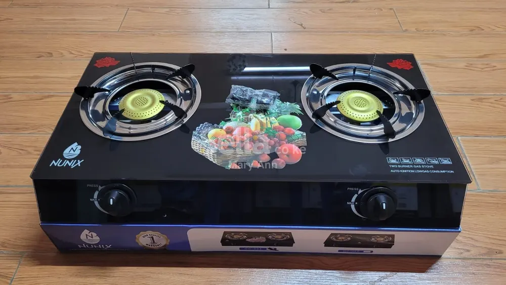 Nunix 2 burner glass top 