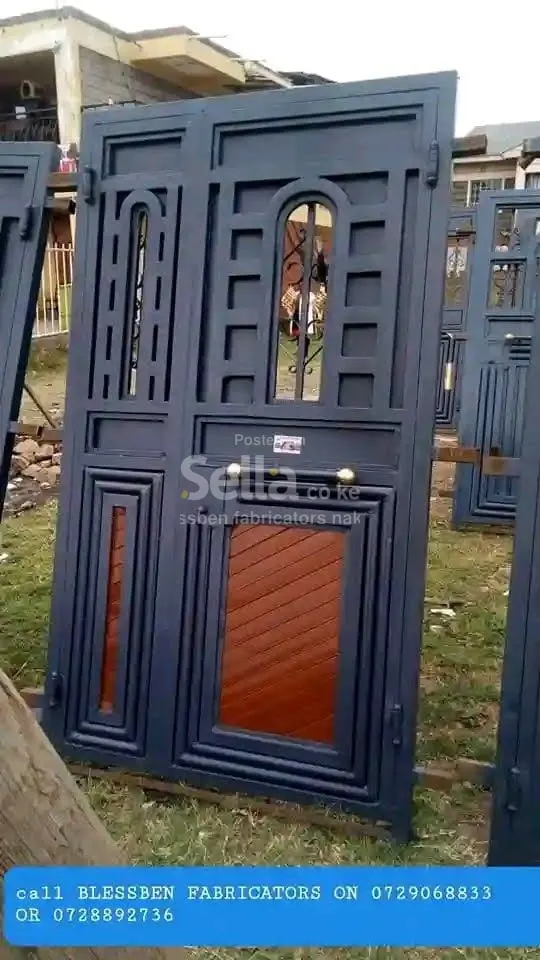 Modern steel doors