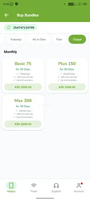 Faiba 4g network 