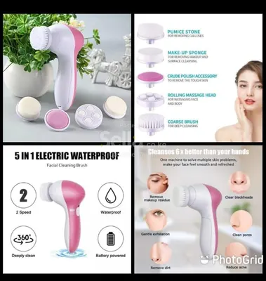 Facial cleaning brush