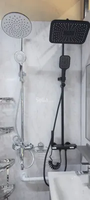 Shower heads and shower raisers