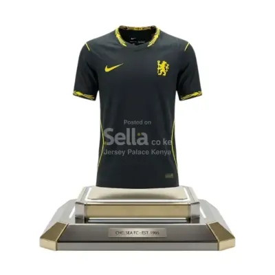 Original Authentic Player Version Chelsea FC Nike Football Jersey - Black & Gold Season 26/27