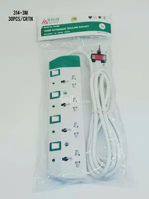 13Amp 4Ways 3M power extension 