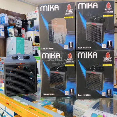MIKA Fan Heater, 1000W-2000W, Grey MH105G 