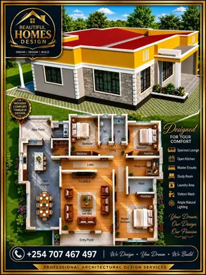 Architectural plan design and construction services 