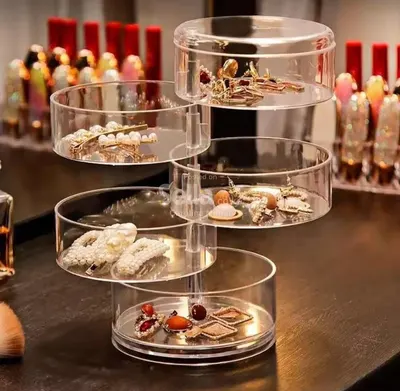 Rotating jewelry storage 