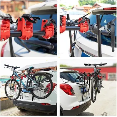 3-Bike Car Trunk Mounted Rack 🚲🚗    
