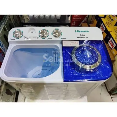 Hisense 13.5 twin tab washing machine 