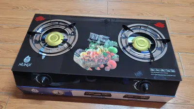 Nunix 2 burner glass top auto ignation 