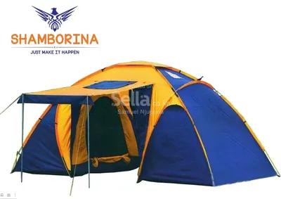 3 in 1 Large Tent Double Layer..With Two Bedroom and One sitting room Family Tent....450*220*200 CMS...5-8 Persons