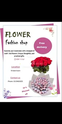 Flowers fashion shop