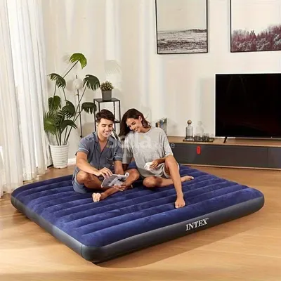 3 by 6 INTEX INFLATABLE MATTRESS with free electric pump