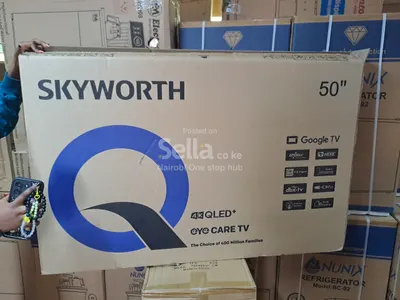 Skyworth 50" 4K QLED+ Google TV – KSh 37,000 🔥