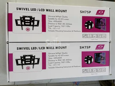 TV Wall Mount Bracket SH75P 32–85 Inch Double Arm Tilting