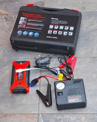 Portable Car Jumpstarter Kit With Air Compressor.