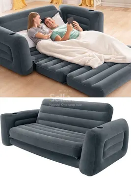 3 Seater Pull-Out Sofa Bed with Electric Air Pump