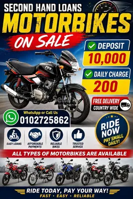 Second hand motorbike 