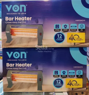 Von quartz bar room heater 