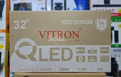 Vitron HTC3288QS 32" inch QLED TV Frameless Smart Android 