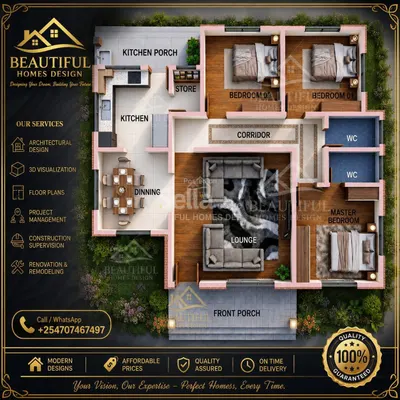 Architectural plan design and construction services 