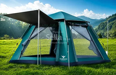 7-9 Persons Camping Tent (Size...2.4*2.4 mtrs)